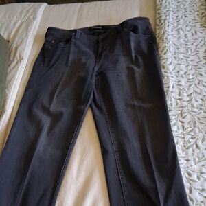 Liverpool Black Straight-Leg Jeans